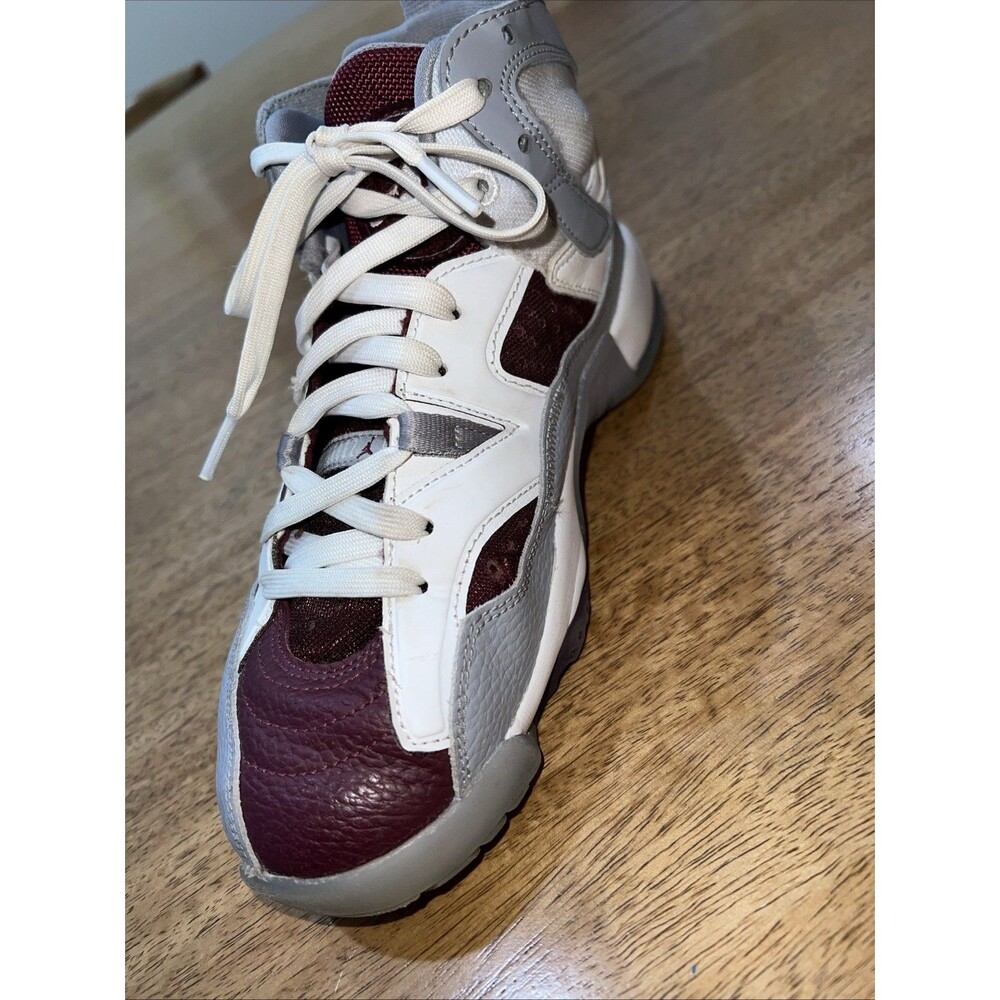 Nike Boys Air Jordan Jumpman Two Trey GS White‎ Cherrywood Red Sneakers Size 4Y - Picture 12 of 15